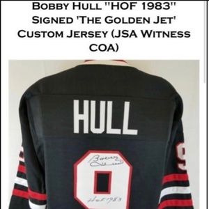 Bobby Hull Autographed Hockey Jersey